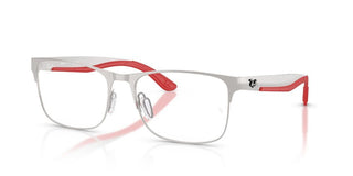 Ray-Ban RX 7550 unisex Silver Squared Eyeglasses