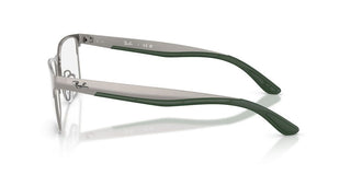 Ray-Ban RX 7550 unisex Ruthenium Squared Eyeglasses
