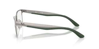 Ray-ban Rx 7550 Unisex Ruthenium Squared Eyeglasses