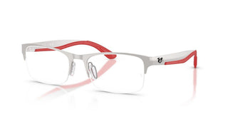 Ray-Ban RX 7551 unisex Silver Squared Eyeglasses