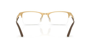 Ray-Ban RX 7551 unisex Gold Squared Eyeglasses