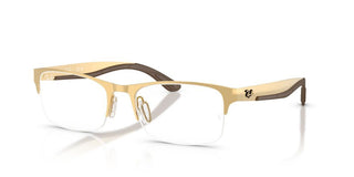Ray-Ban RX 7551 unisex Gold Squared Eyeglasses