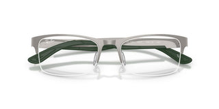 Ray-Ban RX 7551 unisex Ruthenium Squared Eyeglasses