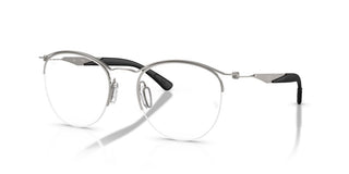 Ray-Ban RX 7553 unisex Ruthenium Round Eyeglasses