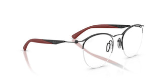 Ray-Ban RX 7553 unisex Black Round Eyeglasses