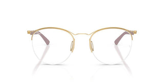 Ray-Ban RX 7553 unisex Gold Round Eyeglasses