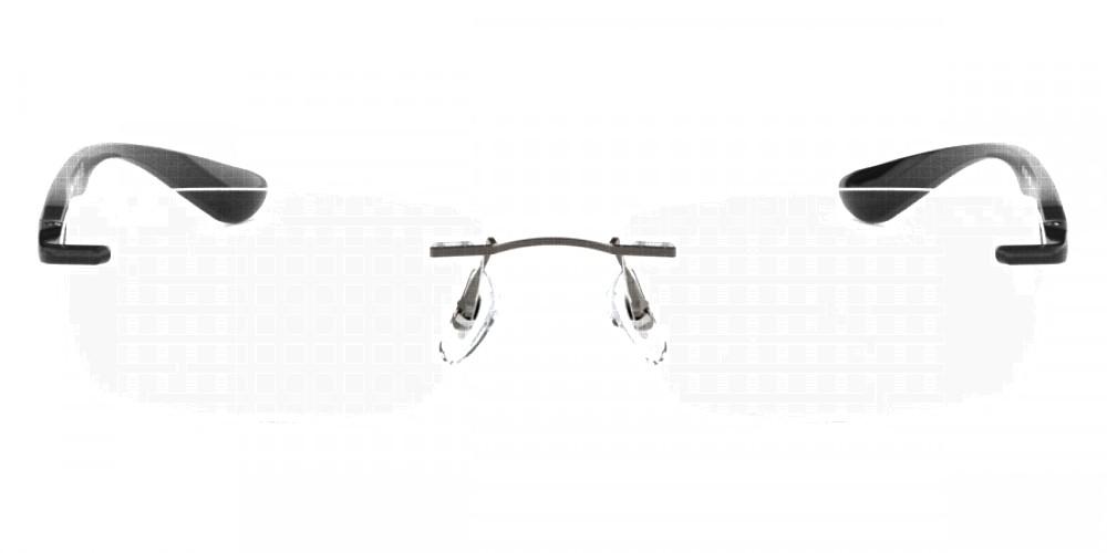 Ray-Ban RX 8724 unisex Ruthenium Geometric Eyeglasses – Otticanet USA