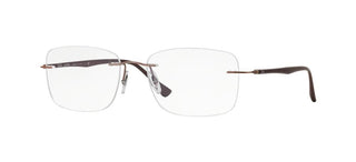 Ray-Ban RX 8725 unisex Brown Geometric Eyeglasses