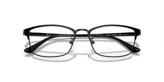 Ray-ban Rx 8772d Unisex Black Squared Eyeglasses