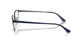 Ray-ban Rx 8772d Unisex Blue Squared Eyeglasses