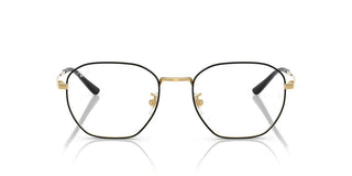 Ray-ban Rx 8777d Unisex Black Geometric Eyeglasses