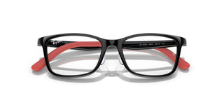 Ray-ban Ry 1626d Children Black Squared Eyeglasses