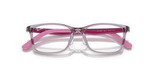 Ray-ban Ry 1626d Children Pink Squared Eyeglasses