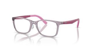 Ray-ban Ry 1626d Children Pink Squared Eyeglasses