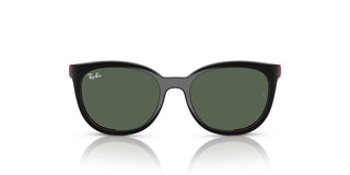 Ray-ban Ry 1631 Junior Clip On Only Children Black Cat Eye Eyeglasses