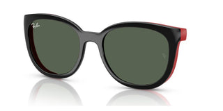 Ray-ban Ry 1631 Junior Clip On Only Children Black Cat Eye Eyeglasses