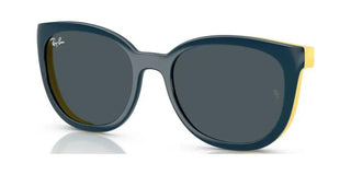 Ray-ban Ry 1631 Junior Clip On Only Children Blue Cat Eye Eyeglasses