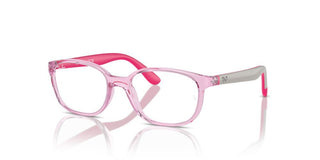 Ray-ban Ry 1632 Unisex Pink Geometric Eyeglasses
