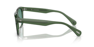 Oliver Peoples R-3 Ov 5555su Unisex Green Squared Sunglasses