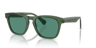 Oliver Peoples R-3 Ov 5555su Unisex Green Squared Sunglasses