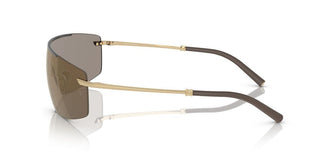Oliver Peoples R-5 OV 1344S men Brown Shield Sunglasses
