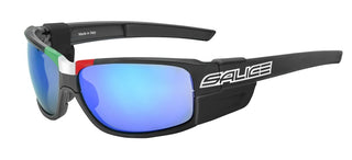 Salice Salice 015 Ita Unisex Black Sports Sunglasses