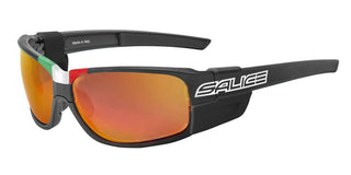 Salice Salice 015 Ita Unisex Black Sports Sunglasses
