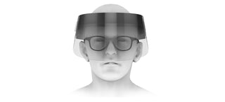 Salice Protection Glasses SALICE VISIERA CORTA unisex White Shield Sunglasses