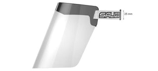 Salice Protection Glasses SALICE VISIERA LUNGA unisex White Shield Sunglasses