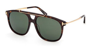 Tom Ford SAM-02 FT1306 unisex Havana Pilot Sunglasses