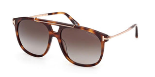 Tom Ford SAM-02 FT1306 unisex Havana Pilot Sunglasses