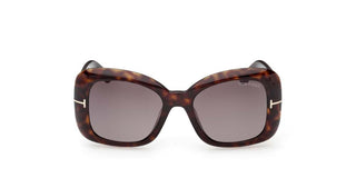 Tom Ford SANDRA-02 FT 1348 women Havana Butterfly Sunglasses