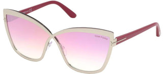 Tom Ford SANDRINE-02 FT 0715 women Silver Butterfly Sunglasses