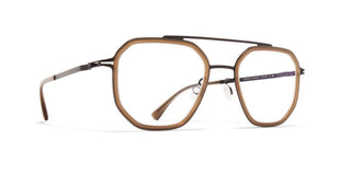 Mykita SATU unisex Brown Geometric Eyeglasses