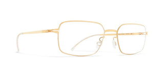Mykita SAUL unisex Gold Rectangle Eyeglasses
