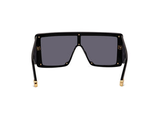 Stella Mccartney Runway Sc40083i Women Black Shield Sunglasses