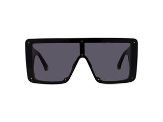 Stella Mccartney Runway Sc40083i Women Black Shield Sunglasses