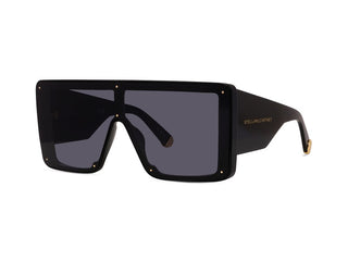 Stella Mccartney Runway Sc40083i Women Black Shield Sunglasses
