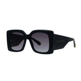 Stella Mccartney Medallion Sc40092i Women Black Oversize Sunglasses