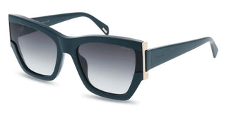 Police Secret 2 Splr22 Women Green Cat Eye Sunglasses