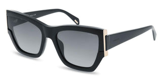 Police Secret 2 Splr22 Women Black Cat Eye Sunglasses