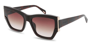 Police Secret 2 Splr22 Women Havana Cat Eye Sunglasses