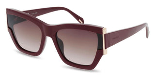 Police Secret 2 Splr22 Women Red Cat Eye Sunglasses