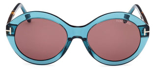 Tom Ford SERAPHINA FT 1088 women Blue Round Sunglasses