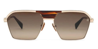 Balmain SERGEANT unisex Gold Geometric Sunglasses