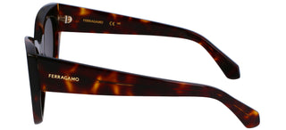 Salvatore Ferragamo SF1107S women Brown Geometric Sunglasses