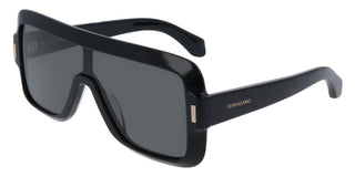 Salvatore Ferragamo Sf2061se Women Black Shield Sunglasses