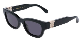 Salvatore Ferragamo Sf2067s Women Black Rectangle Sunglasses