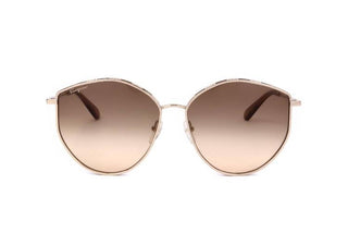 Salvatore Ferragamo SF264S women Gold Butterfly Sunglasses