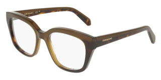 Salvatore Ferragamo Sf3023 Women Green Cat Eye Eyeglasses